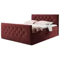 Produktbild: AN-Moebel 4u Boxbett, Rot, Textil, H3, Rechteckig, 120x200 cm, Schlafzimmer, Betten, Boxspringbetten