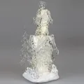 Produktbild: Haus mit Schnee 45 cm Acryl Licht Gebäude Schneemann Weihnachten 678942 formano