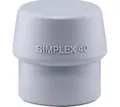 Produktbild: Gummihammer HALDER SIMPLEX Ersatzeinsatz TPE-mid grau 40mm