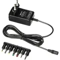 Produktbild: Amazon Basics Universal-Steckernetzteil mit 7 abnehmbaren Steckern, 3-12 V (Gleichspannung), umkehrbare Polarität, schwarz