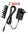 Produktbild: 2 Stück Amazon Basics Universal Steckernetzteil 7 abnehmbaren Steckern 3-12 V