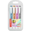 Produktbild: Textmarker STABILO swing cool Pastel 4er Pack Seidengrau, Fuchsie, Blau, Orange