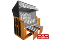 Produktbild: BRAST Strandkorb 3-Sitzer XL für 2-3 Personen, 155cm breit, 2 Designs, BxTxH: 155x78x160 cm, Volllieger, Ostsee, (verstellbare Rückenlehne), Tragkraft bis zu 500kg