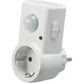 Produktbild: ChiliTec Bewegungsmelder ChiliTec Steckdose mit Bewegungsmelder 120° 9m Reichweite 1200W 230V