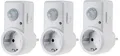 Produktbild: 3 x Zwischenstecker Bewegungsmelder Steckdose 120° 9m Reichweite 1200W 21055