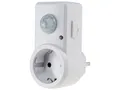 Produktbild: Zwischenstecker mit Bewegungsmelder 120°, 9m Reichweite , 230V/12