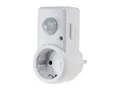 Produktbild: ChiliTec Steckdose mit Bewegungsmelder 120° 9m Reichweite 1200W 230V Zwischenste