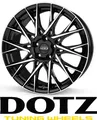 Produktbild: 4x Dotz Fuji 7,5x18 5/112,0 ET51 Black/poliertshed