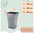 Produktbild: GarPet Pflanzkübel Pflanzkübel Groß Pflanzkübel Außen Blumenkübel Pflanztopf 60