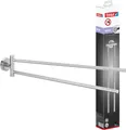 Produktbild: tesa Moon Bad Handtuchhalter, 2-armig und schwenkbar, verchromt - zur Wandbefest
