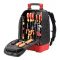Produktbild: Wiha Elektriker Werkzeugrucksack 27-tlg. I mit Elektriker Grundausstattung I