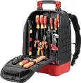 Produktbild: Wiha Werkzeugsortiment electric 27-tlg.im Werkzeugrucksack bestückt 45528