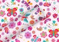 Produktbild: Geschenkpapier Blumen und Schmetterlinge 2 m  Geschenkpapier