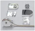 Produktbild: EFIXS Montageset für Rollos mit 25 mm Rollowelle, Silber, Metallkette, incl. Metallhalterung - Rollo Reparaturset, Zubehör oder Reparatur