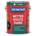 Produktbild: RENOVO Wetterschutzfarbe, wb 2,5L schwarz 9900