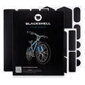 Produktbild: Blackshell® Fahrrad Schutzfolie matt schwarz - Aufkleber Fahrrad für z.B. Trekkingrad, MTB, Rennrad oder E-Bike - 21-teiliges Set Fahrrad Aufkleber Rahmen