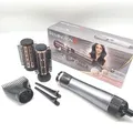 Produktbild: Remington Warmluftbürste rotierend [automatisch] Keratin Protect (inkl.3 Aufsätze: 2 Rundbürsten+Haaransatz-Booster für mehr Volumen) + Haarkla... - Rot