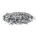 Produktbild: BEKATEQ Farbchips in Schwarz-Weiss 200g, Dekochips, Farbflocken für Epoxidharz Bodenbeschichtung, 1K & 2K PU Bodenfarbe, Alkydharz Betonfarben - Garagenböden, Keller, Wohnraum, Werkstatt BK-130