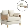 Produktbild: en.casa Schlafsofa, »Seinlus« aufklappbar 81 x 88 x 68 cm Beige beige