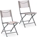 Produktbild: relaxdays Gartenstuhl klappbar 2er Set