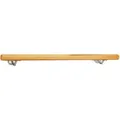 Produktbild: Relaxdays Handlauf Buche mit Edelstahlhaltern 100 cm Durchmesser 42 mm