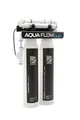 Produktbild: Wasserfilter Aqua Flow Duo LED UV-C, UV-Filteranlage, Wassersterilisator, Filtersystem für Küche, Wohnmobil, Food Truck, Boot. Ultrafiltration, Aktivkohleblock. (ohne Edelstahl Wasserhahn)