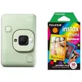 Produktbild: Fujifilm Instax Mini LiPlay matcha green + Rainbow Film