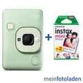 Produktbild: Fuji Instax Mini LiPlay matcha green Sofortbildkamera Fujifilm mit 2 Mini Filmen