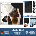 Produktbild: Magnetische Fenster Verdunkelung 100x145cm - Ohne Bohren für Schnellen Komfort