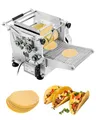 Produktbild: VEVOR elektrischer Tortillamaker, automatische Maschine zur Herstellung von Maistortillas mit Antihaftbeschichtung & Formen (5,5 Zoll), für die Herstellung von Sopes Roti Pita Tortilla