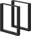 Produktbild: Tischbeine Vicco Schwarz 60 x 72 cm Quadratisch, Model 29105
