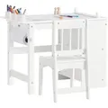 Produktbild: SoBuy Kindersitzgruppe, Weiß, Holzwerkstoff, 80x65x54 cm, Kinder- & Jugendzimmer, Kindermöbel, Kindersitzmöbel & -tische, Kindersitzgruppen