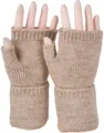 Produktbild: styleBREAKER Strickhandschuhe Fingerlose Strickhandschuhe Einfarbig (1-St)