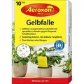 Produktbild: Aeroxon Gelbtafeln Gelbfalle, Set, zum Hängen und Stecken, gegen Trauermücken und andere Schädlinge, 10 Stück
