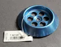 Produktbild: Ersatz Siphon-Überlaufrosette (Metall, Verchromt matt) 67mm