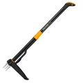 Produktbild: Fiskars Unkrautstecher, Länge: 1 m, Rostfreie Stahl-Arme/Kunststoff-Griff, Schwarz/Orange, Xact, 1020126