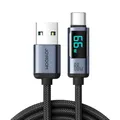 Produktbild: Joyroom Prism Series A16 USB-C/USB-A 66W Kabel mit LED-Anzeige 1.2m