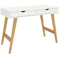 Produktbild: Idimex Schreibtisch, Weiß, Eiche, Holz, Holz, Kiefer, Mode, 110x75x50 cm, FSC Mix, Arbeitszimmer, Schreibtische, Bürotische