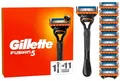 Produktbild: Gillette Fusion5 Rasierer Für Männer, 1 Gillette Rasierer, 11 Ersatzklingen