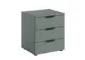 Produktbild: Bega Consult Nachtkommode 3 Schübe, auch für Boxspring, in Salbei - 45x50x40cm (BxHxT)