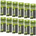 Produktbild: Petec 12x Power Stahl 2K Knetmasse Flüssigkleber 50g Metall Guss Klebstoff Sb...
