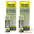 Produktbild: PETEC 2x 50 g POWER STAHL KNETMASSE KRAFTSTOFF-/ÖLBESTÄNDIG METALL KLEBER FÜLLER