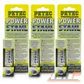 Produktbild: PETEC 3x 50 g POWER STAHL KNETMASSE KRAFTSTOFF-/ÖLBESTÄNDIG METALL KLEBER FÜLLER