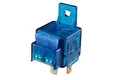 Produktbild: HELLA 4RA 003 530-051 Relais, Arbeitsstrom - 24V - 4-polig - Schaltbild: S10 - Stecker: A - Schließer - Farbe: hellblau - mit Halter