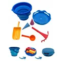Produktbild: Schildkröt Funsports - 7In1 Sand Toys Falteimer Set - Blau Neu