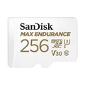 Produktbild: SanDisk MAX ENDURANCE, 256 GB, MicroSDXC, Klasse 10, UHS-I, 100 MB/s, 40 MB/s