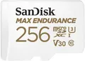 Produktbild: SanDisk Max Endurance microSDXC Speicherkarte 256GB + SD Adapter