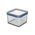 Produktbild: Rotho Loft Vorratsdose 0.5l mit Deckel, lebensmittelechter Kunststoff (SAN) BPA-frei, transparent/blau, 0.5l (10.0 x 10.0 x 7.2 cm)