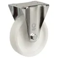 Produktbild: 1 x Polyamid Bockrolle 125 mm Transport Schwerlast Lenkrolle ISO 9001 Germany