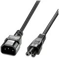 Produktbild: LINDY Strom Anschlusskabel [1x IEC-Stecker - 1x IEC-Stecker] 2m Schwarz